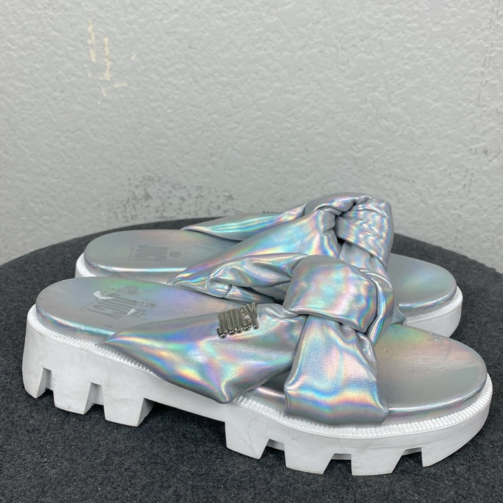 Juicy couture hologram open toe sandals - Picture 5 of 8